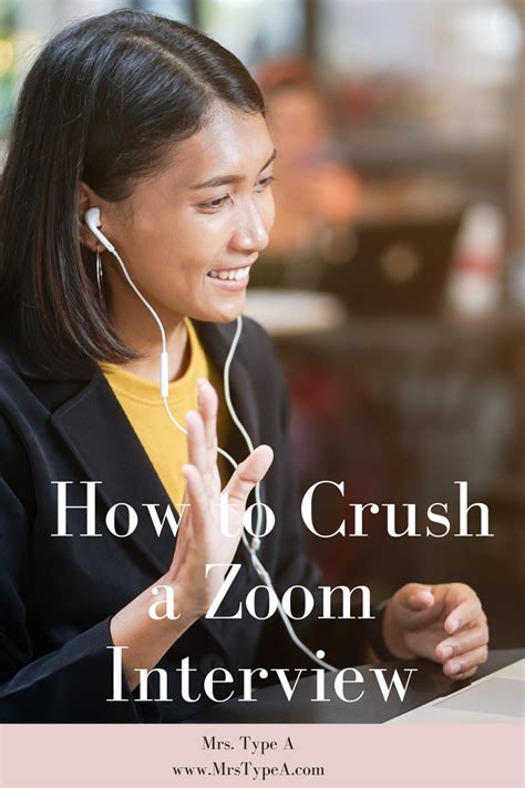 How to Crush a Zoom Interview - Mrs Type A in 2020 | Interview tips