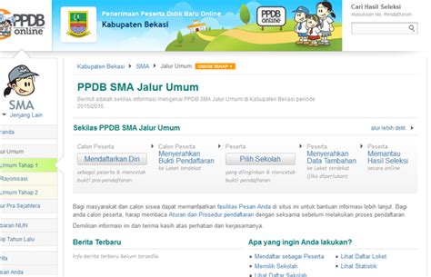 • bagaimana cara daftar npwp online? Begini 5 Langkah Mudah Cara Daftar PPDB Online Kab. Bekasi ...