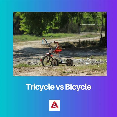 Tricycle Vs Bicycle Difference And Comparison