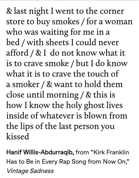 Hanif Willis-Abdurraqib, from ?Kirk Franklin Has to Be in Every Rap