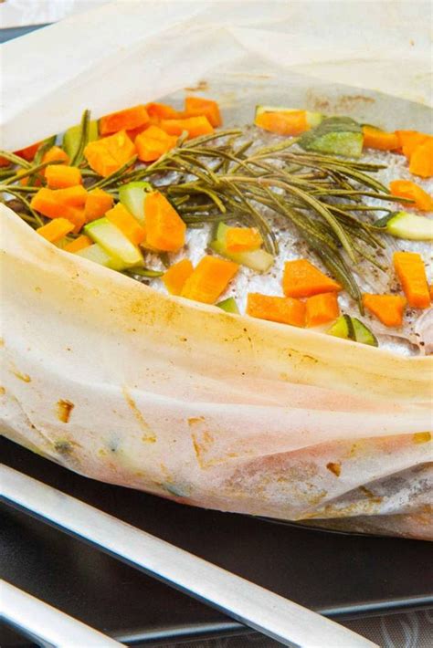 Papillote détox de poisson