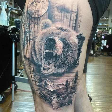 update more than 75 realistic bear tattoo super hot esthdonghoadian