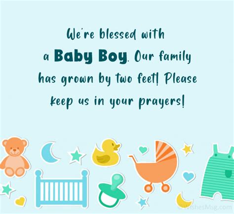 Baby Birth Announcement Messages Wishesmsg