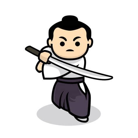 Samurai Emoji Emoticon Illustrations Royalty Free Vector Graphics