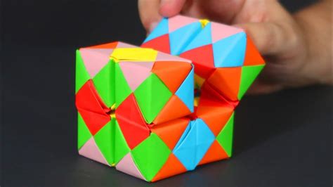 Cómo hacer un CUBO INFINITO de papel Manualidades Origami Manualidades