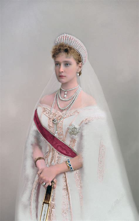 Empress Alexandra Feodorovna Of Russia Ca Bringing Black And