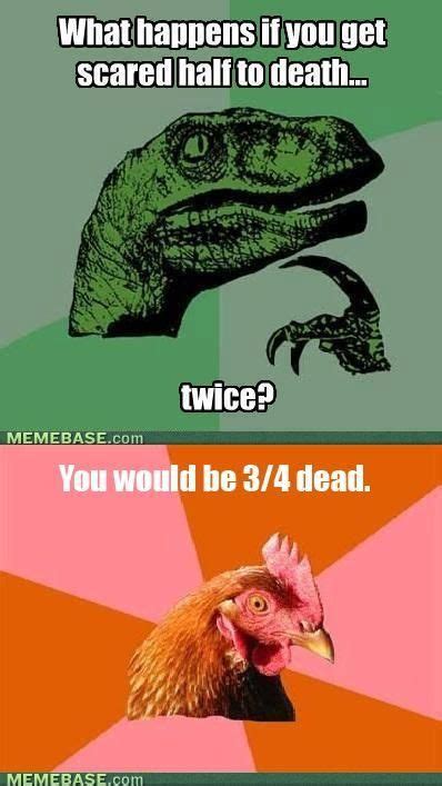 With all of the bad news relating to the coronavirus, we need some humor! Anti Joke Chicken | Pin My Memes | Anti jokes, Chicken ...