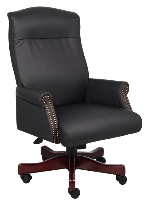 Boss Office And Home Black Traditional Executive Chair