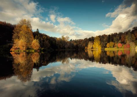 Nature Reflection Autumn The Lake The Sky Trees Photo 2199 Hd