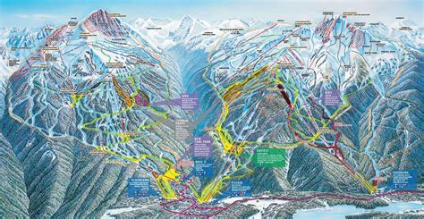 Whistler Ski Resort Skiing Lessons Ski Trails Ski Posters Ski Area