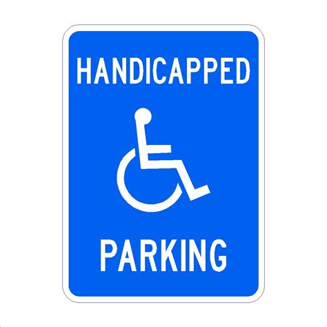 Handicapped Symbol Parking Print Plus Designz