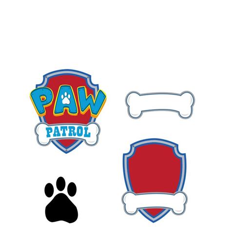 Paw Patrol SVG Vector logo, digital download DxF, SVG, EPS, Svg size
