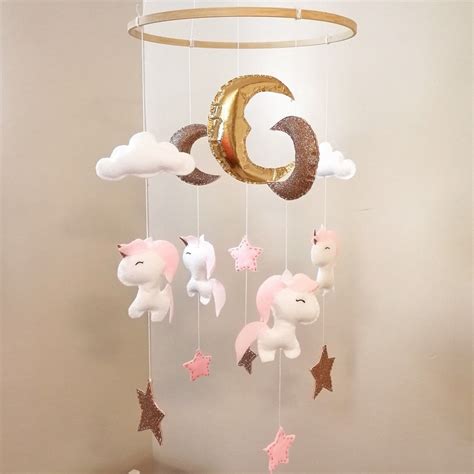 Unicorn Cot Mobile Unicorn Theme Nursery Decor And Inspiration Lit