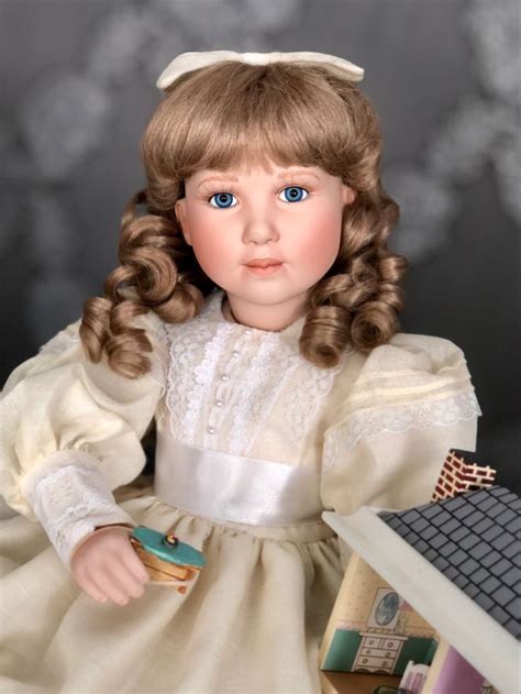 Anne Porcelain Doll By Bruno Braun The Georgetown Collection Flower Girl Dresses Beautiful