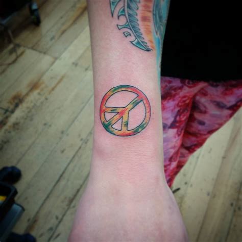 55 Best Peace Sign Tattoo Designs Anti War Movement