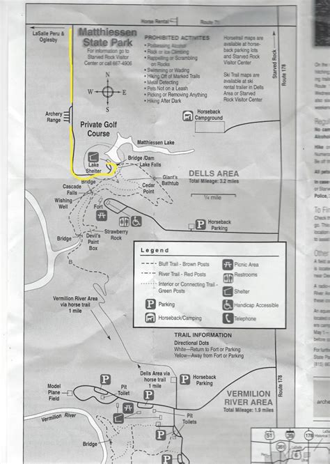 Matthiessen State Park Trail Map Maping Resources