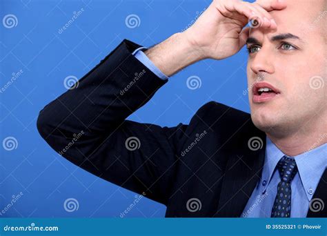 Businessman Looking Away Stock Image Image Of Adult 35525321