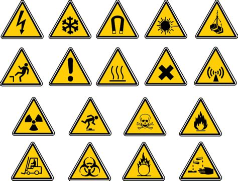 This resource successfully teaches hazard signs and their meanings in a clear way. Workplace Hazard Signs - ClipArt Best