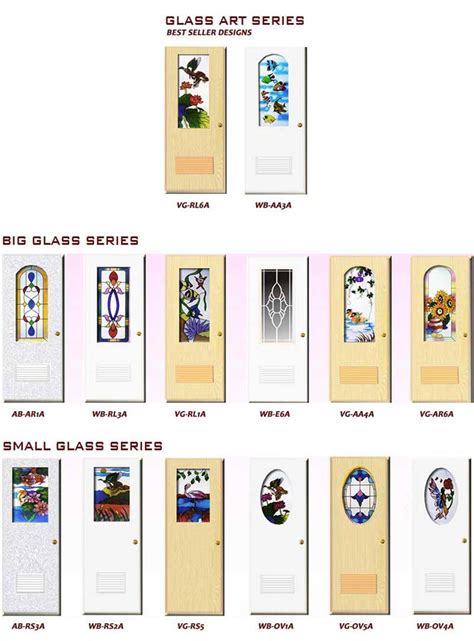 So how do you decide which glass doors are best suited to your home? Dial A Door - Glass Series PVC Plastic Doors