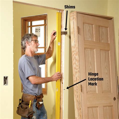 Tips For Hanging Doors Drywall Installation Installing Exterior Door