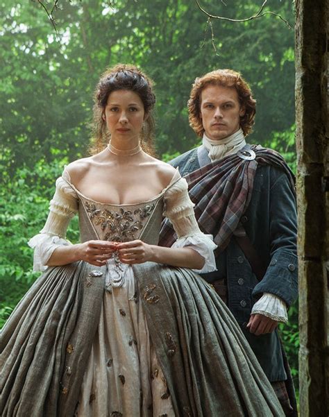 Not Exactly The Silver Screen But Caitriona Balfe And Sam Heughan Outlander On Starz Are