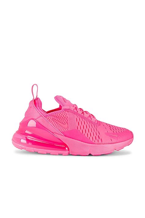 Nike Air Max 270 Sneaker In Hyper Pink And White Revolve