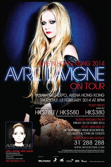 Avril Lavigne Pop Posters Band Posters Concert Posters Avril Lavigne Tour Site Pour Film