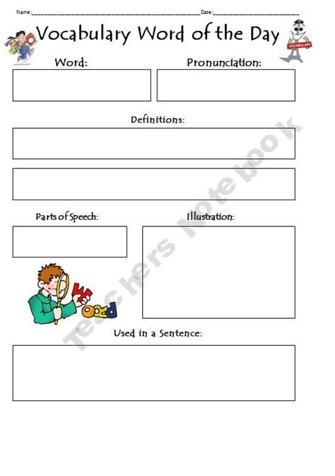 Vocabulary Word Of The Day Vocabulary Words Vocabulary Teaching