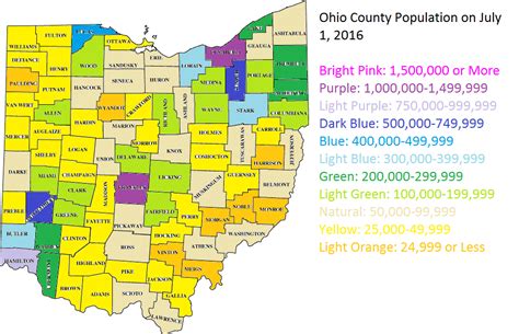 2016 Population Estimates For Counties And Metros All Columbus Data