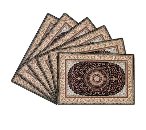 Brown Printed Table Mat Solid For Home Mat Size 12x6inch At Rs 300