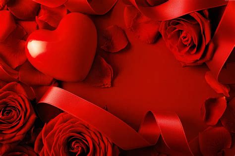 Hd Wallpaper Love Romance Hearts Red Romantic Valentines Day