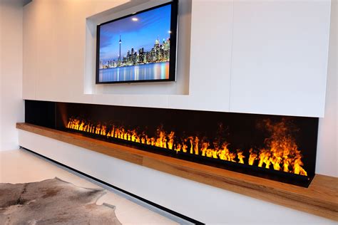 Linear Electric Fireplace Using The Revolutionary Ultrasonic Technology Opti Myst By Dimplex