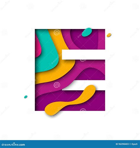 Multi Layers Color Texture 3d Papercut Layers In Gradient Banner Stock