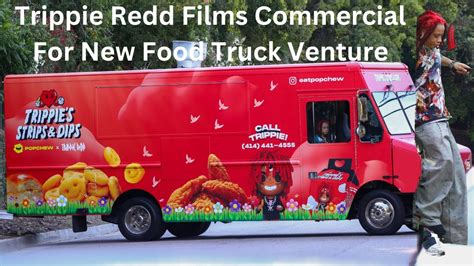 Trippie Redd Films Commercial For His New Food Truck Venture After