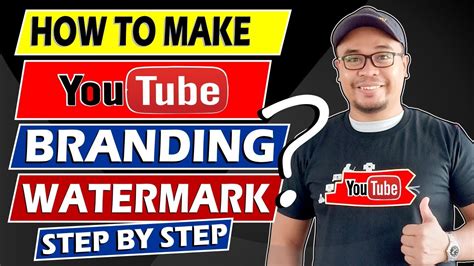 How To Make Youtube Branding Watermark For Your Channel Step By Step