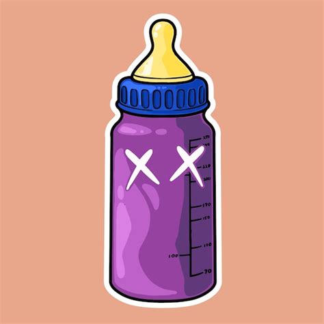 Premium Vector Baby Bottle Illustration