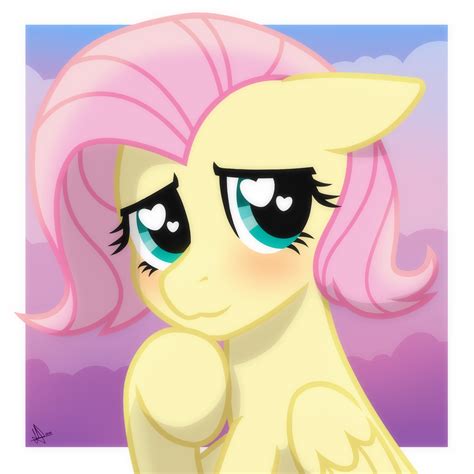 Fluttershy With Short Hair By Whitequartztheartist On Deviantart