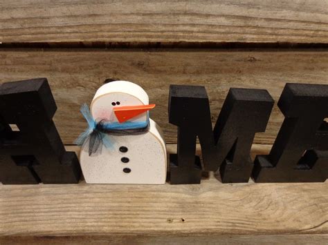 Seasonal Decor Home Letters With Interchangeable O Chunky Etsy