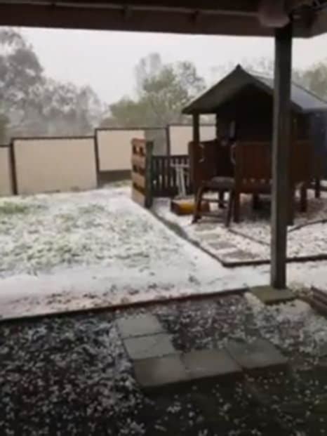 Hail Lashes Southeast Queensland As Storms Hit Perthnow