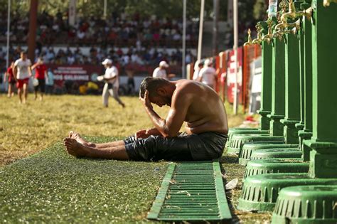 turkey s oil wrestling festival returns after yearlong hiatus daily sabah