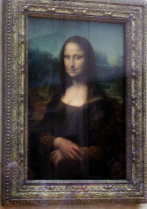 Original Mona Lisa From The Lourve Museum In Paris Mona Lisa