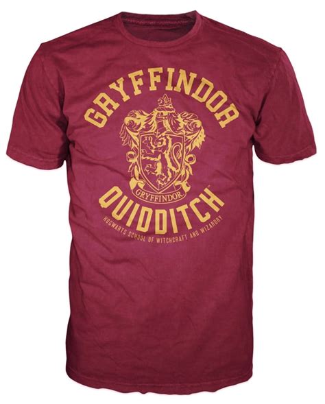 Harry Potter Harry Potter Gryffindor Quidditch Adult T Shirt Large