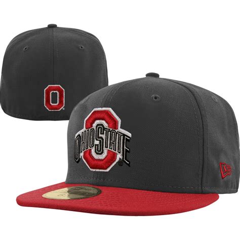 New Era Ohio State Buckeyes 59fifty Fitted Hat Grayred