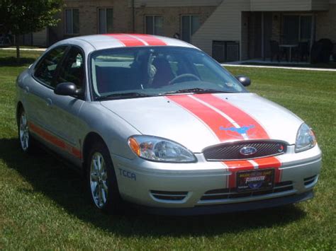 Cherry Red Racing Stripes On Silver Taurus Taurus Car Club Of America