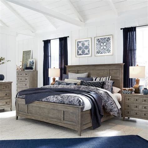 Paxton Place Complete Cal King Panel Bed With Storage Rails King