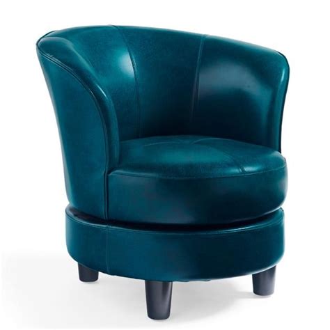 What's more, it swivels and turns on a whim. Rebecca Swivel Chair | Leather swivel chair, Small leather ...