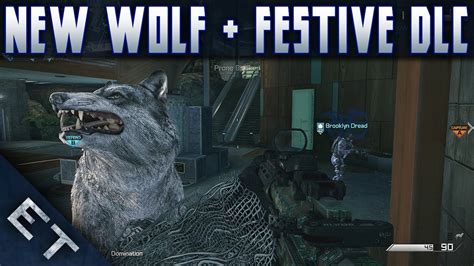 Call Of Duty Ghosts Wolf Killstreak Dlc Festive Christmas Camo