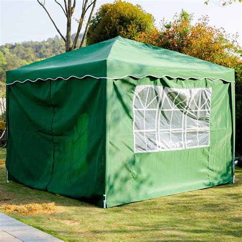 Buy Pop Up Gazebo With 4 Sides Heavy Duty Pop Up Tent 3x3m Folding