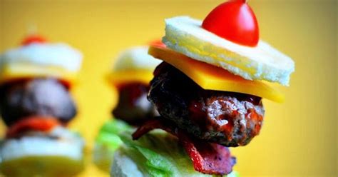Mini Burger Bites 100 Ways To Prepare Hamburger Hamburger Recipes