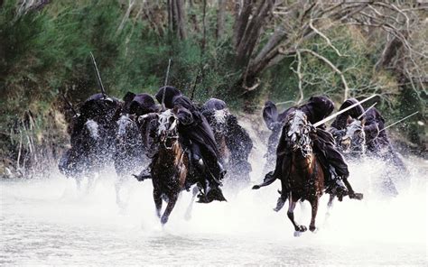 The Lord Of The Rings Horses Nazgul Rivers Swords The